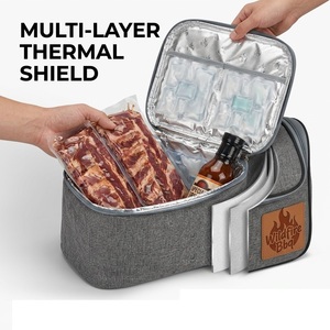 Wildfire BBQ Insulated Cooler Bag Portable Thermal Shield Lunch Organizer with Shoulder Strap for Outdoor Picnic Camping Travel - Product Image 5
