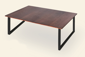 Modern Wood <b>Computer</b> <b>Desk</b> With Bookshelf <b>Black</b> Metal Frame Office Study Table For Home Workspace - Product Image 2