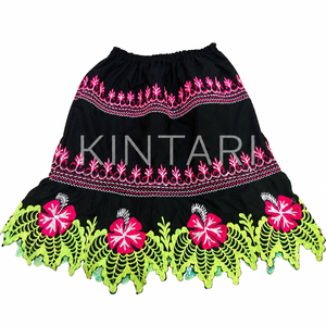 Custom Hawaiian Island Embroidery <b>Skirt</b> Women Aloha Tropical Floral Summer Beach Resort Casual Clothing Wholesale Supplier - Product Image 5