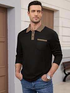 Chemises polo en coton twill pour hommes de haute qualité fabriquées au Pakistan, anti-rides, prix compétitif - Product Image 4