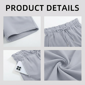 Shorts en molleton pour femmes, personnalisables, en coton et denim, grandes tailles, nouvelle collection, vente en gros pour fabricants OEM - Product Image 6