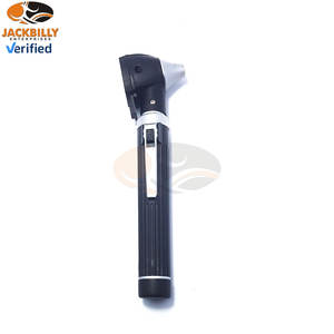 Set de Examen de Otoscopio de Fibra Óptica, Acero Inoxidable, Mini, Portátil, Color Negro, Instrumento Médico de Diagnóstico ORL MOL - Product Image 6