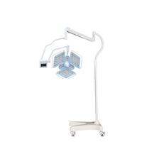 Lampe LED sans ombre électrique avec 81 LED, luminosité de 60 000 à 160 000 lux (édition de luxe à navigation en forme de pétale)