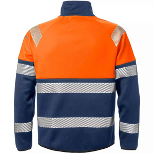 Veste imperméable avec logo personnalisé, vêtements de travail d'hiver, veste de sécurité, veste réfléchissante 100% polyester, veste haute visibilité à manches longues - Product Image 6