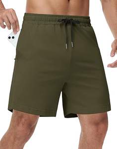 Pantalones Cortos Casuales de Verano en Tela Oxford de Spandex/Algodón, Transpirables, Suaves al Tacto, con Estampado de Camuflaje, Tipo Bermuda - Product Image 6