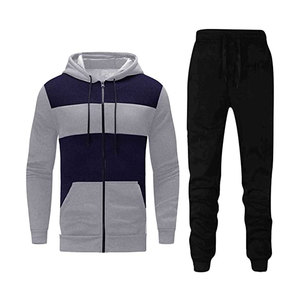Hot Selling Fashionable Slim Fit Men Zipper Tracksuit Comfortable Athletic Gym Running Men Casual Sportswear <b>Zip</b>-<b>Up</b> Tracksuit - Product Image 1