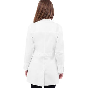 Blouse d'hôpital d'été en coton et polyester tissé, blanche, de haute qualité, avec logo personnalisé, manches courtes, unisexe, pour infirmière, style jogger - Product Image 6