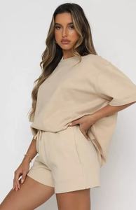 Ensemble t-shirt et Short de jogging pour femme, vêtements décontractés et surdimensionnés - Product Image 6