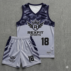 REXFIT SPORTS Ensemble de vêtements de sport de basketball personnalisés pour adultes, légers, respirants, 100% polyester, séchage rapide, fournisseur d'uniformes - Product Image 1
