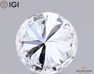 Diamant de qualité supérieure de 4,00 carats avec certification IGI, diamant de laboratoire CVD de coupe ronde, clarté VVS1, couleur D, 10,33 mm pour la création de bijoux - Product Image 6
