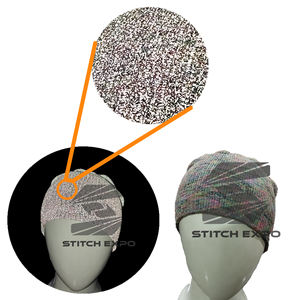 หมวกบีนนี่สะท้อนแสงคุณภาพสูงหมวกฤดูหนาวที่ดูอบอุ่นมองเห็นได้ชัดเจนสำหรับเครื่องแต่งกายที่ปลอดภัยหมวกบีนนี่สำหรับฤดูหนาว - Product Image 1