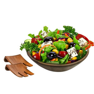 Bol à dîner en bois moderne avec revêtement de qualité alimentaire supérieure pour une utilisation quotidienne sûre dans les maisons, les bureaux et les espaces hôteliers - Product Image 3
