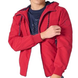 Veste à capuche de couleur unie pour hommes, grande taille, avec col en tricot plat, manteau d'hiver décontracté pour adolescents, vêtements d'extérieur chauds et à la mode - Product Image 4