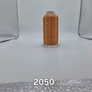 Nylon Metálico Plateado de Alta Tenacidad Zari 2050 Denier 110D Tipo MX SHREE VIDHATA JARI para Bordado y Tejido, Embalaje de 3800 MTR 80 GM - Product Image 2