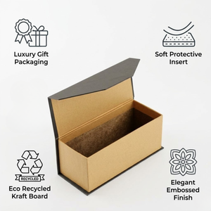 Bolsa de Regalo para Vino Sostenible |   Bolsa de Compra de Papel Kraft Reciclado para Botellas de Vino y Licores, Embalaje Ecológico Duradero de Primera Calidad - Product Image 6