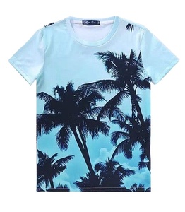 เสื้อเชิ้ตแขนสั้นลำลองพิมพ์ลายดิจิตอลสำหรับผู้ชาย ผ้าโพลีเอสเตอร์ 100% - Product Image 1
