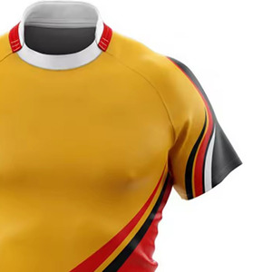 Ensembles de rugby fabriqués au Pakistan pour les équipes, vente en gros, fabrication sur mesure, prix d'usine, uniforme de rugby athlétique de bonne qualité - Product Image 3