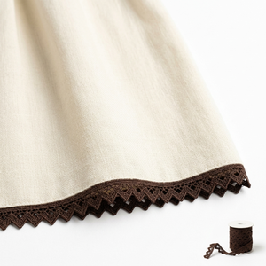 Dentelle Guipure GPO Vert Menthe 10mm de Luxe Écologique, Vente Directe Usine, pour Robes de Bébé, Bordures de Vêtements, Artisanat et Couture Décorative - Product Image 3