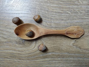 Cuchara de Té de Madera Ecológica, Cuchara de Madera Natural para Café, Té y Azúcar, Utensilio de Cocina Reutilizable - Product Image 5