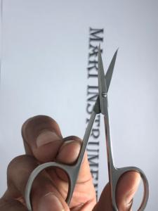 High Quality Nail <b>Cuticle</b> <b>Scissors</b> With Hook Extra Sharp Cutting Blades Fine pointed Tip Baby Care Pro Nail <b>Cuticle</b> <b>Scissors</b> - Product Image 2