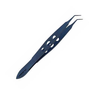 Surgical Precision Instrument 7 mm Tying <b>Platform</b> Ophthalmic Microsurgery CE McPherson Angeled Micro-Tying Forceps Manual 11 cm - Product Image 5