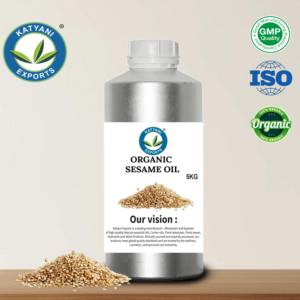 Fournisseur en gros OEM d'huile de sésame biologique 100% pure pour tous types de peaux et formules de soins corporels, provenant du Madhya Pradesh - Product Image 5