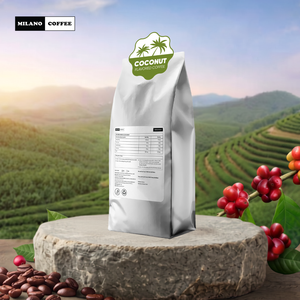 Café moulu Arabica de noix de coco vietnamien 1kg Torréfaction moyenne Préparation traditionnelle Phin Vente en gros OEM - Product Image 1