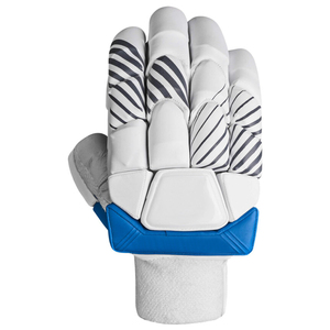 Gants de frappe de cricket en cuir Pittards professionnels personnalisés, légers, haute protection, rembourrage gris glacé, protège-mains de frappe. - Product Image 1