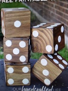 Factory Wholesale Price Decorative Home Decoration Wooden Dice Square Shape High Quality Customized Logo Natural Crafts - Product Image 6