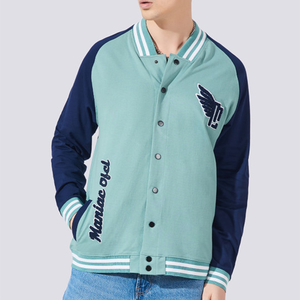 Custom Vintage School College <b>Mens</b> Varisty <b>Jackets</b> <b>Leather</b> sleeves Wool Letterman Crop Varsity <b>Jacket</b> ladies baseball chenille - Product Image 1