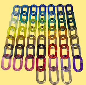 Cadena de Resina de Color Hermoso, Cadena Decorativa Multiusos de Lujo Personalizada, Cadenas de Resina Acrílica para Decoración de Paredes - Product Image 6