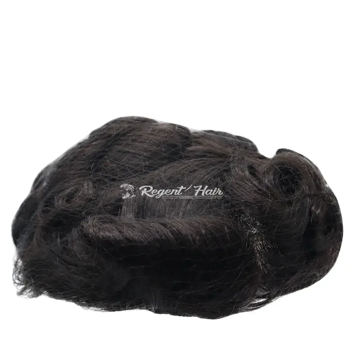 HM02 Men's Human Hair Wigs Short Cool Affordable Mono Poly Durable Hair Replacement Brazilian Export From Bangladesh