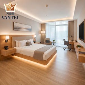 ชุดเฟอร์นิเจอร์ห้องพัก<span class=keywords><strong>โรงแรม</strong></span> Vantel Modern Hospitality พร้อมเตียงหุ้มเบาะและโต๊ะข้างเตียง <span class=keywords><strong>สำหรับ</strong></span>โซลูชั่น<span class=keywords><strong>โรงแรม</strong></span>แบบกำหนดเอง - Product Image 1