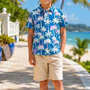 Collection de polos de golf pour jeunes les plus vendus – Tissu extensible athlétique pour un mouvement fluide et un style de vie en plein air - Product Image 3