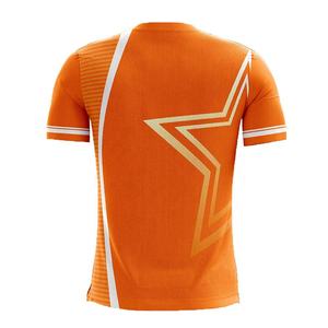 Vêtements de sport respirants et ajustés, uniformes de football des plus exigeants, uniformes de football de couleur personnalisée, ensembles élégants à manches courtes, vente à chaud - Product Image 3