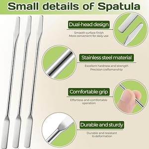 Espátula Mezcladora Ergonómica de Acero para Uso Dental en Clínicas y Hospitales, Manual, para Laboratorio, Cemento, Alginato, Cera - Product Image 3