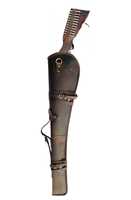 Étui à fusil en cuir personnalisable pour la chasse et le tir, léger et souple, options multi-emplacements, tailles personnalisées