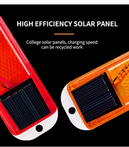 Новые продукты, светодиодная Солнечная сигнальная лампа, высокая видимость, солнечный свет для безопасности дорожного движения - Product Image 2