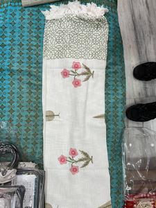Manta Decorativa para Sofá de Algodón Suave Tejido a Mano con Estampado de Bloques, Cubre Sofá Boho para Sala de Estar, Decoración del Hogar, Venta al por Mayor - Product Image 2