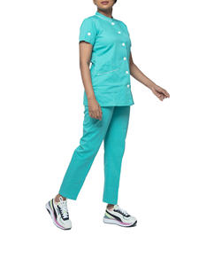 Conjunto de Uniforme Médico OEM Unisex de Spandex Elástico con Camiseta de Manga Corta con Cuello en V y Pantalones Cargo Jogger para Hospital, Salón de Belleza - Product Image 6