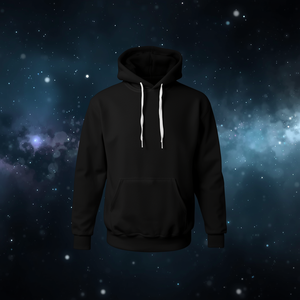 Sweat-shirt à capuche unisexe coupe classique en polaire polyester/nylon, style streetwear décontracté vintage, broderie logo personnalisé pour l'hiver - Product Image 3