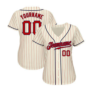 Camiseta de Béisbol con Cuello en V para Hombre, Talla Grande, Nombre del Equipo Personalizado, Secado Rápido, Transpirable, Impresión por Sublimación, 100% Poliéster, Cierre de Botones - Product Image 3