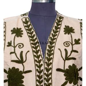 เสื้อกั๊กสตรีทแวร์ปักมือ 100% คอร์ติไซซ์  แบบเปิดด้านหน้า แขนกุด คอทรงโอ ระบายอากาศได้ดี เหมาะสำหรับงานปาร์ตี้ - Product Image 2