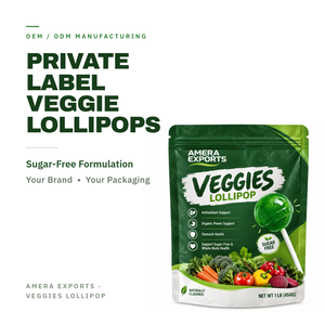 Suplementos Vegetales en Forma de Piruleta Sin Azúcar de Marca Privada |   OEM/ODM - Product Image 5