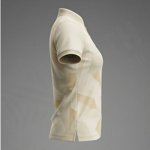 เสื้อยืดผู้หญิงคุณภาพสูง แฟชั่นจากโรงงาน ผลิตตามสั่ง สีสันหลากหลาย เสื้อโปโลผู้หญิง ดีไซน์ล่าสุด เสื้อโปโลสไตล์ผู้หญิง - Product Image 3