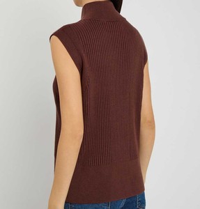 Suéter de Punto Personalizado para Mujer - Suéter de Invierno al por Mayor - Prenda de Punto Femenina Suave y Transpirable sin Mangas - Product Image 3