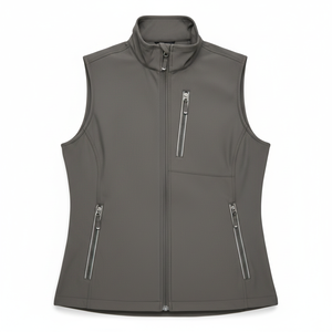 Lightweight Softshell Golf Vest Winter New Design Windproof Sleeveless Outer Wear Pocket <b>jacket</b> for men and <b>women</b> - Product Image 2