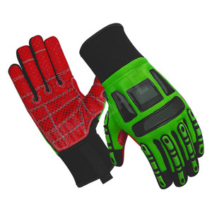 Gants de sécurité industriels robustes anti-vibrations pour mécaniciens, en Spandex résistant aux chocs, en cuir synthétique, pour la lutte contre les incendies - Product Image 3