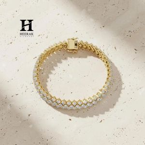 Double Row Diamond Tennis <b>Bracelet</b> – Luxury 18K Gold Plated Multi-Row CZ <b>Bracelet</b> for Women - Product Image 2