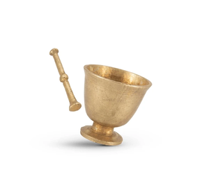 Finest Look Brass Mortar Pestle for Home Decor & Herb Crushing Garlic And Ginger Mortar & Pestle - Product Image 3